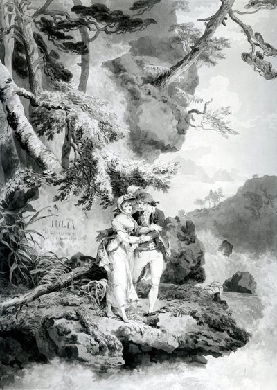 St Preux and Julia by Francis Wheatley